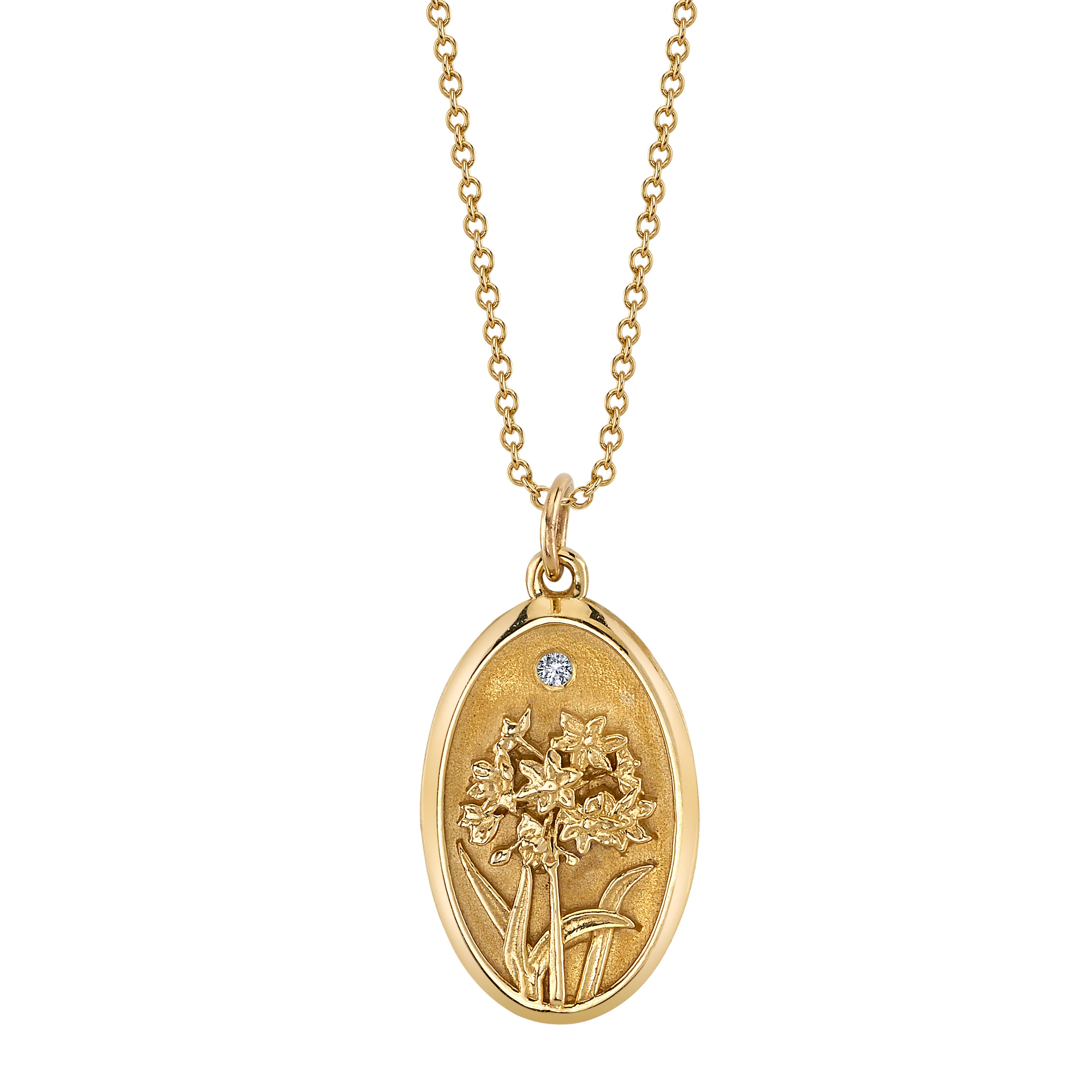 December Birth Flower Charm