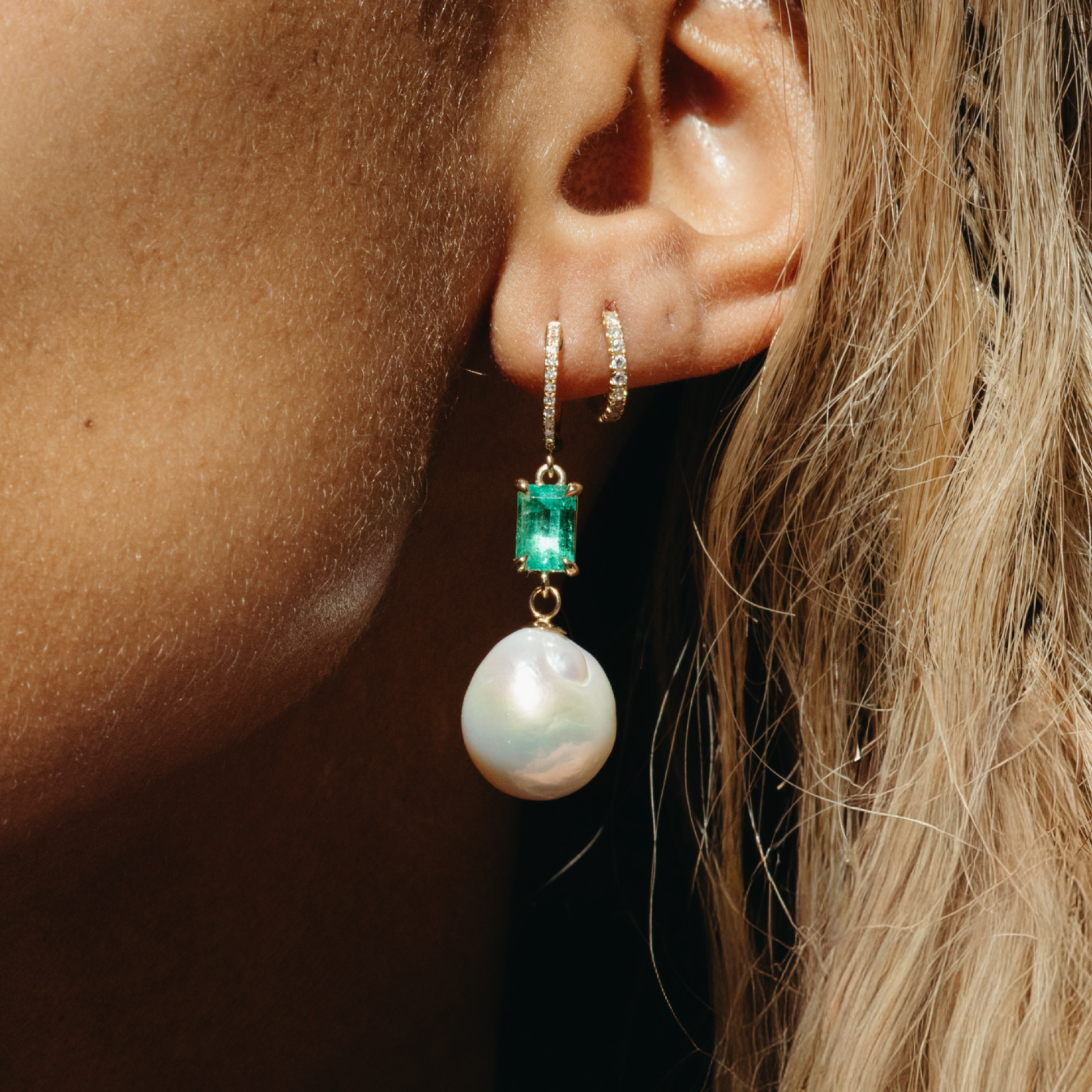 Emerald Pearl Drops