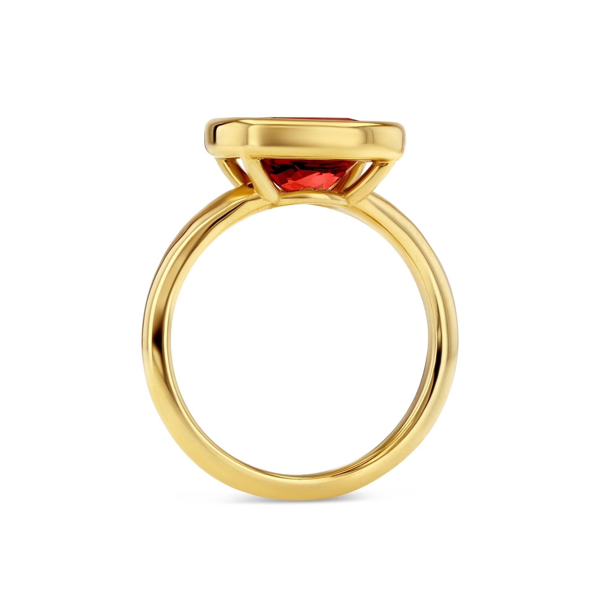 2.22ct Pink Tourmaline Fluffy Bezel Ring