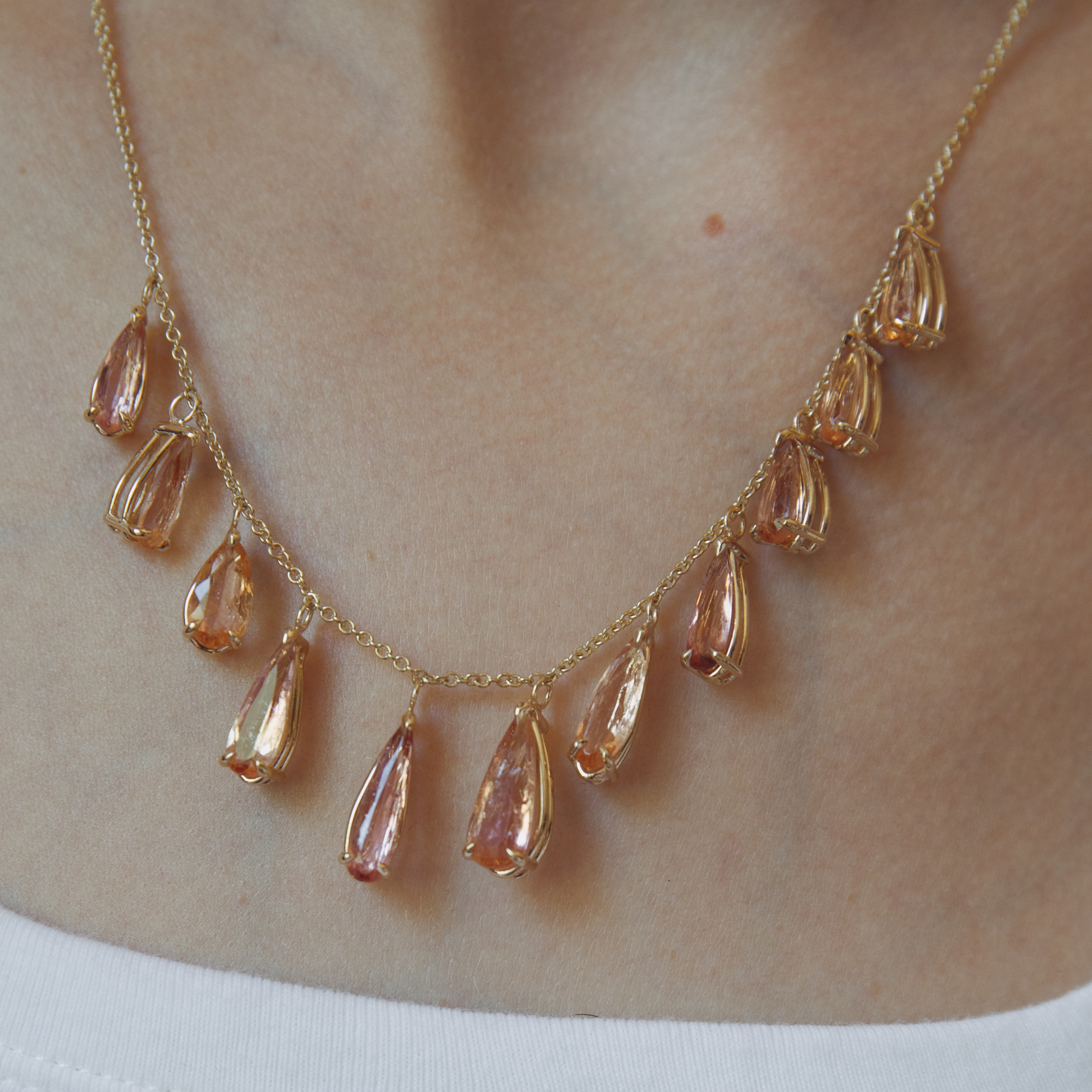 Imperial Topaz Necklace