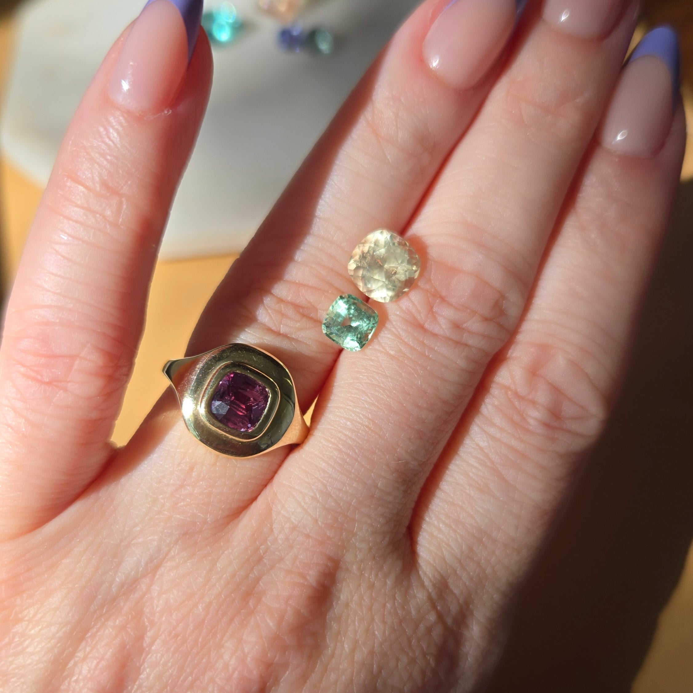 BESPOKE 1.18CT MINT TSAVORITE GARNET