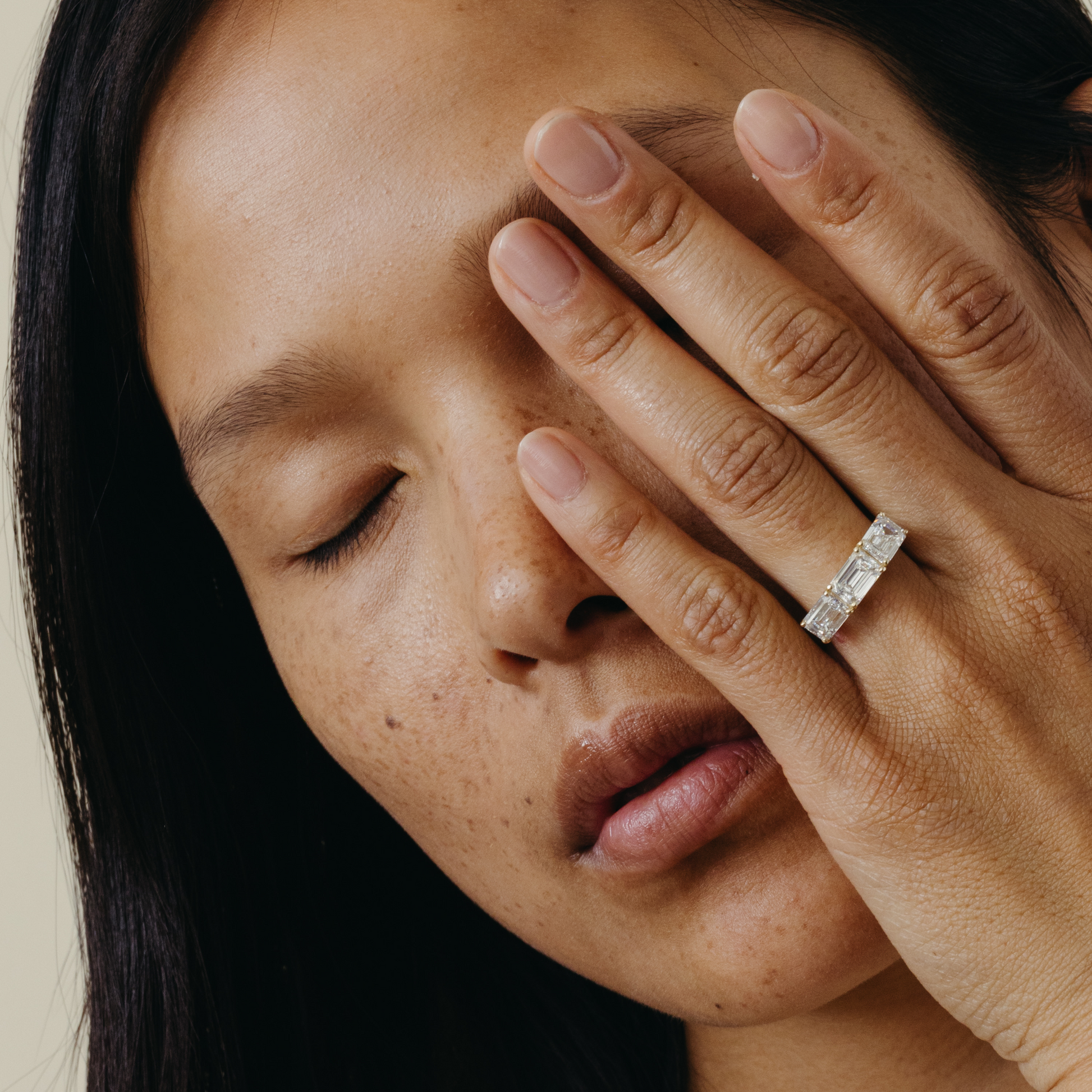 Lab Diamond Rosa Ring