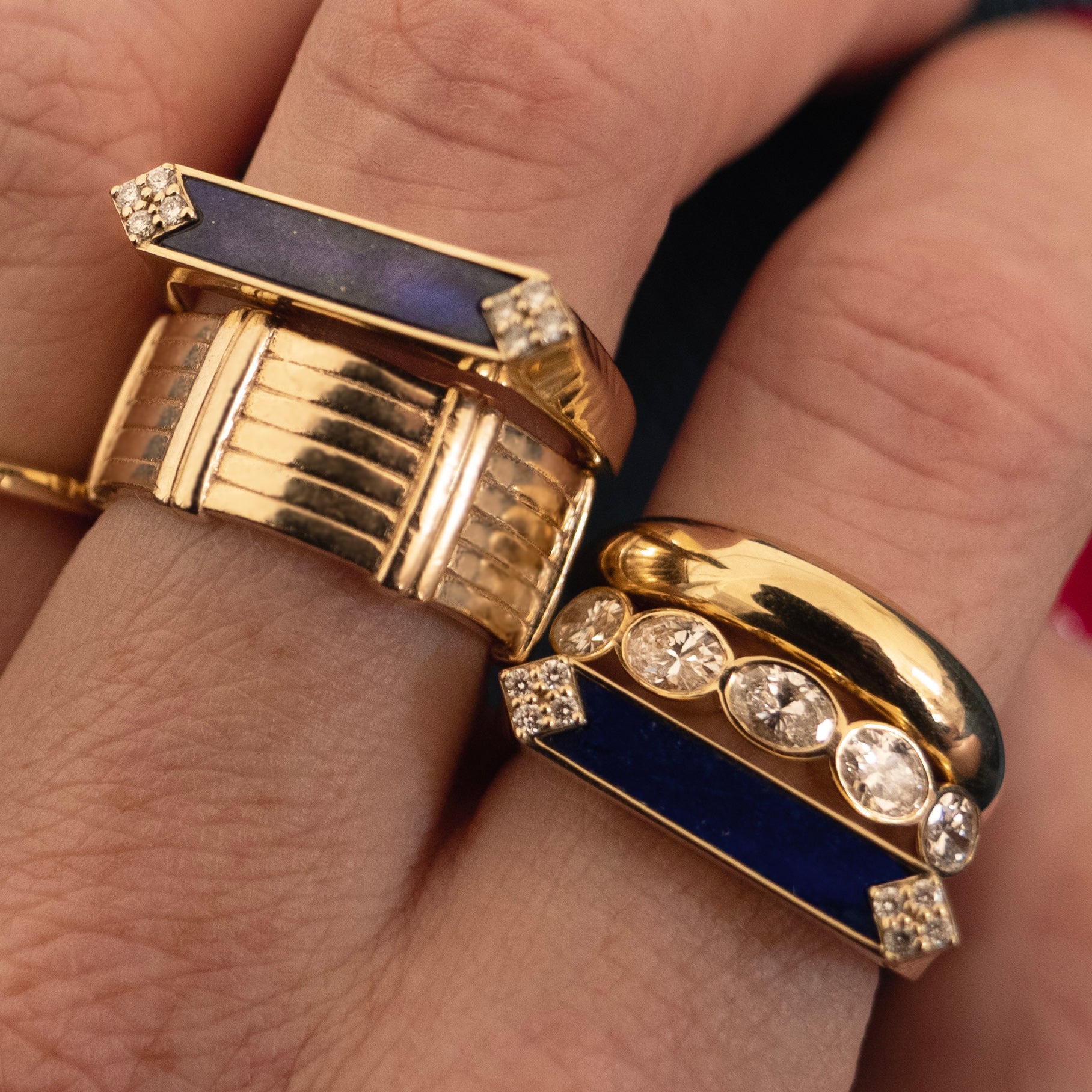 Starling x Meredith Peck Blueprint Lapis Ring