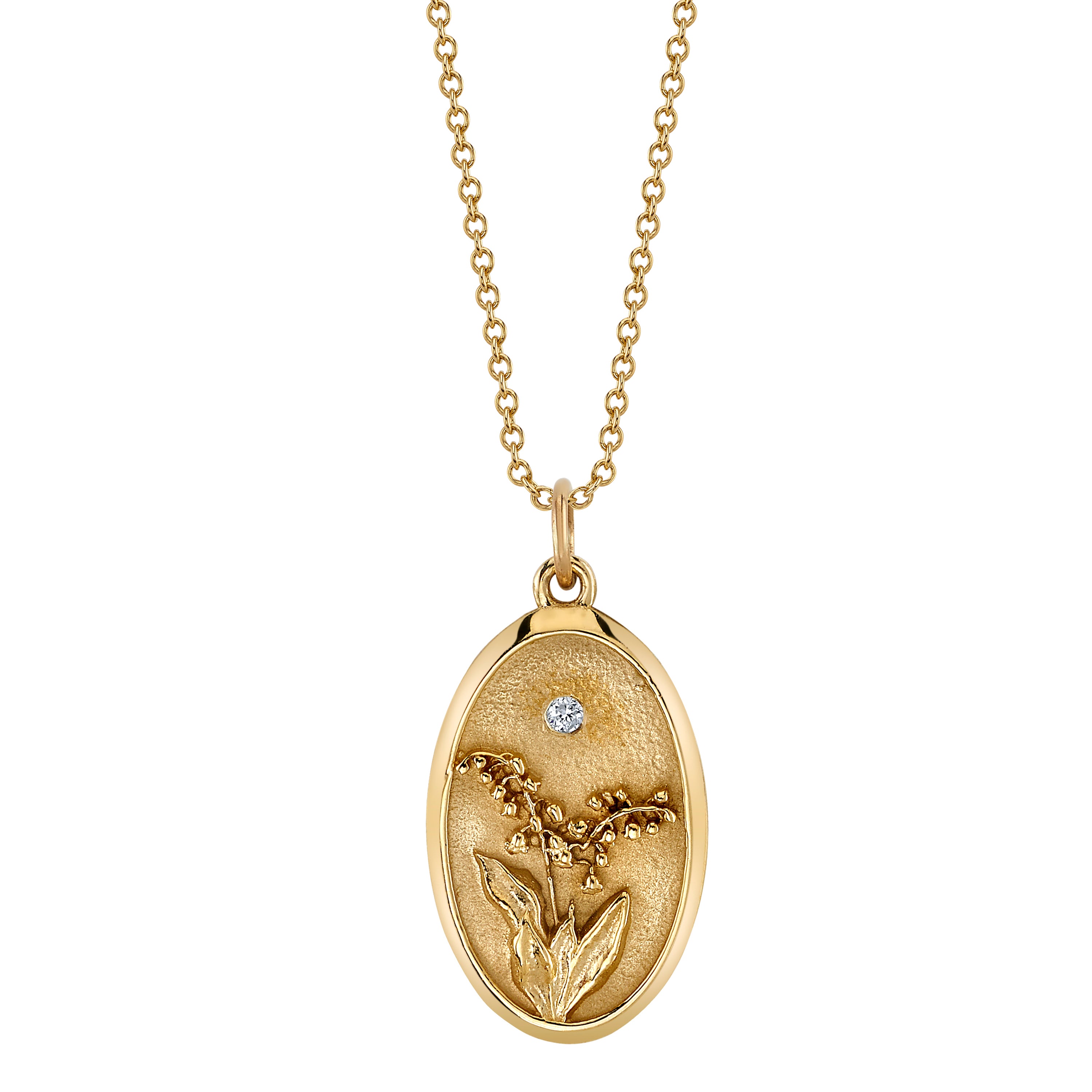 May Birth Flower Charm