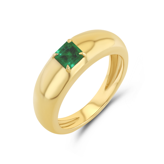 MUZO EMERALD CLOUD RING