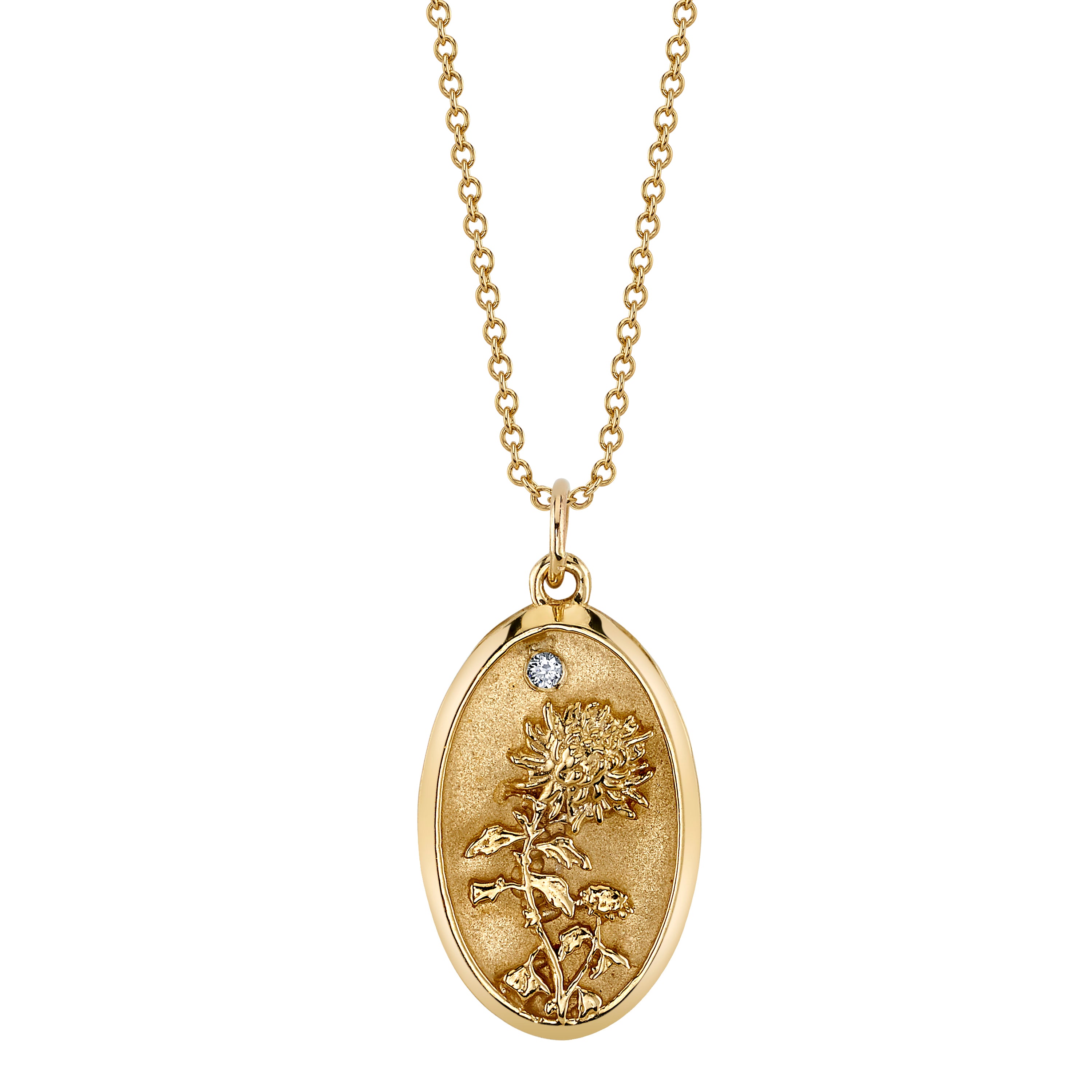 November Birth Flower Charm