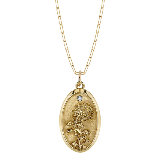 SAMPLE NOVEMBER BIRTH FLOWER CHARM
