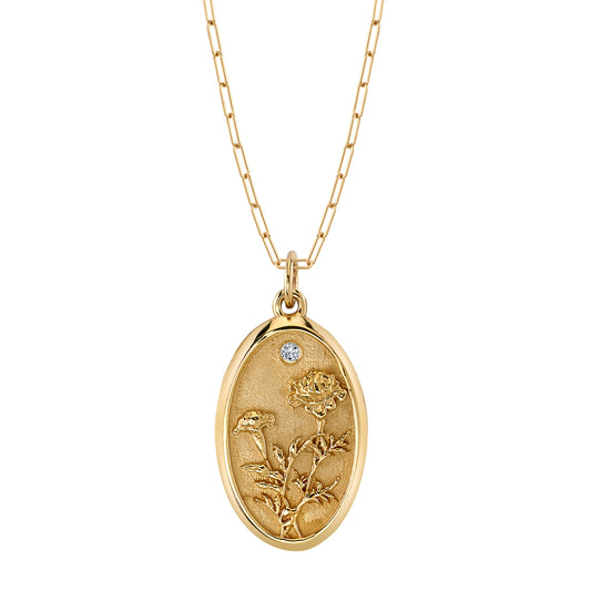 SAMPLE OCTOBER BIRTH FLOWER CHARM