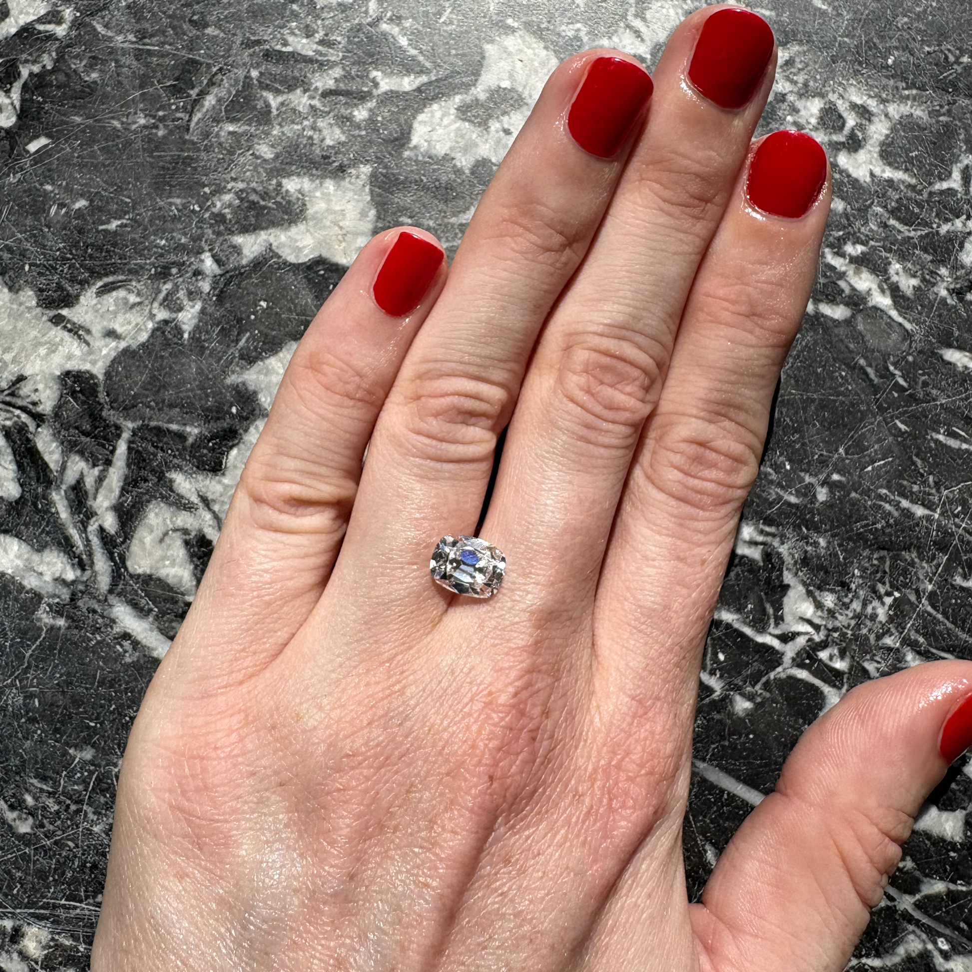 Bespoke 2.18ct Old Mine Cut Lab Diamond
