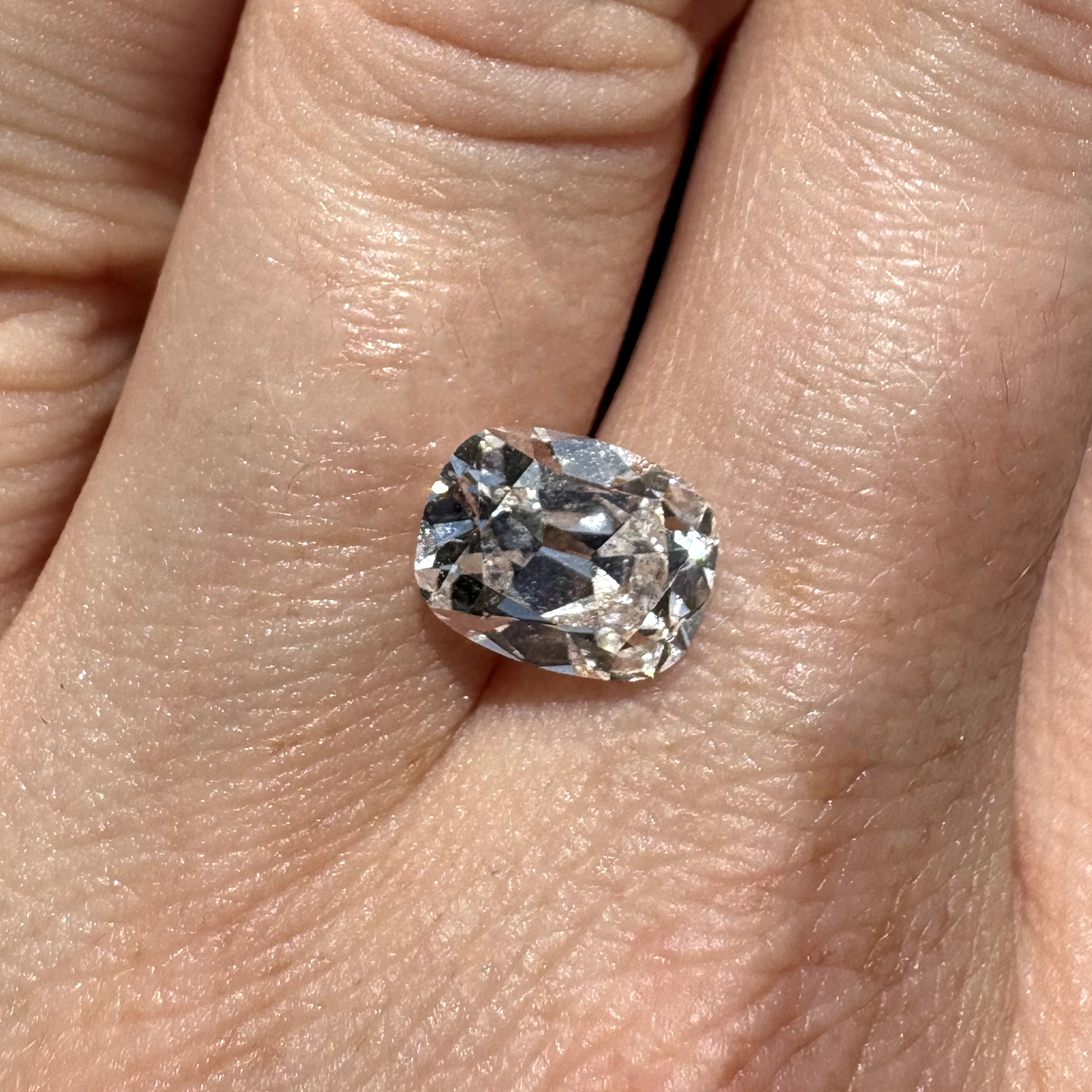 Bespoke 2.18ct Old Mine Cut Lab Diamond