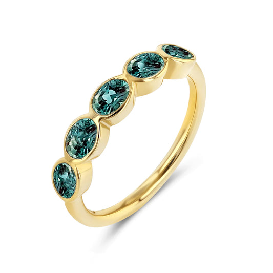 OVAL BEZEL RING