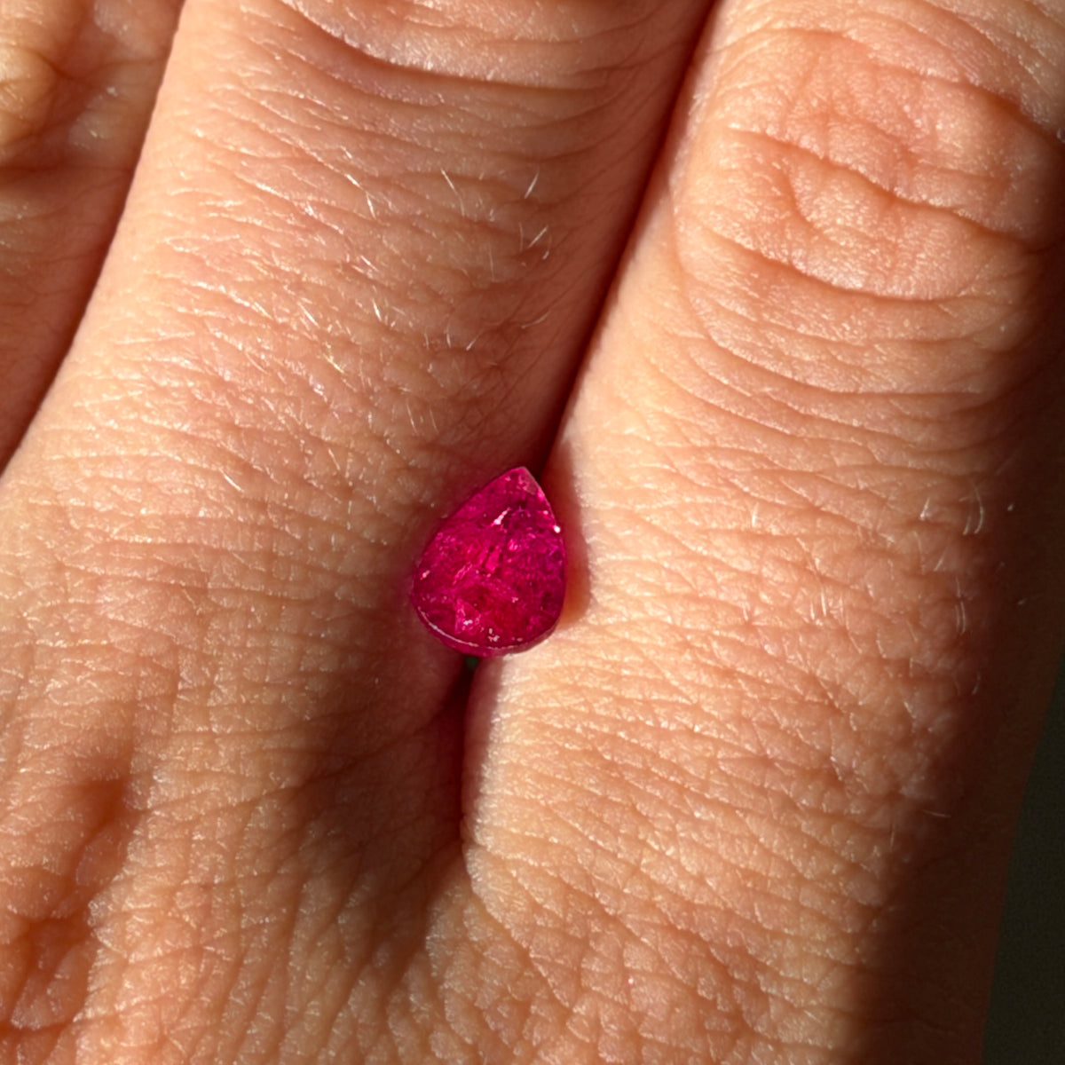 1.37ct Pear Ruby