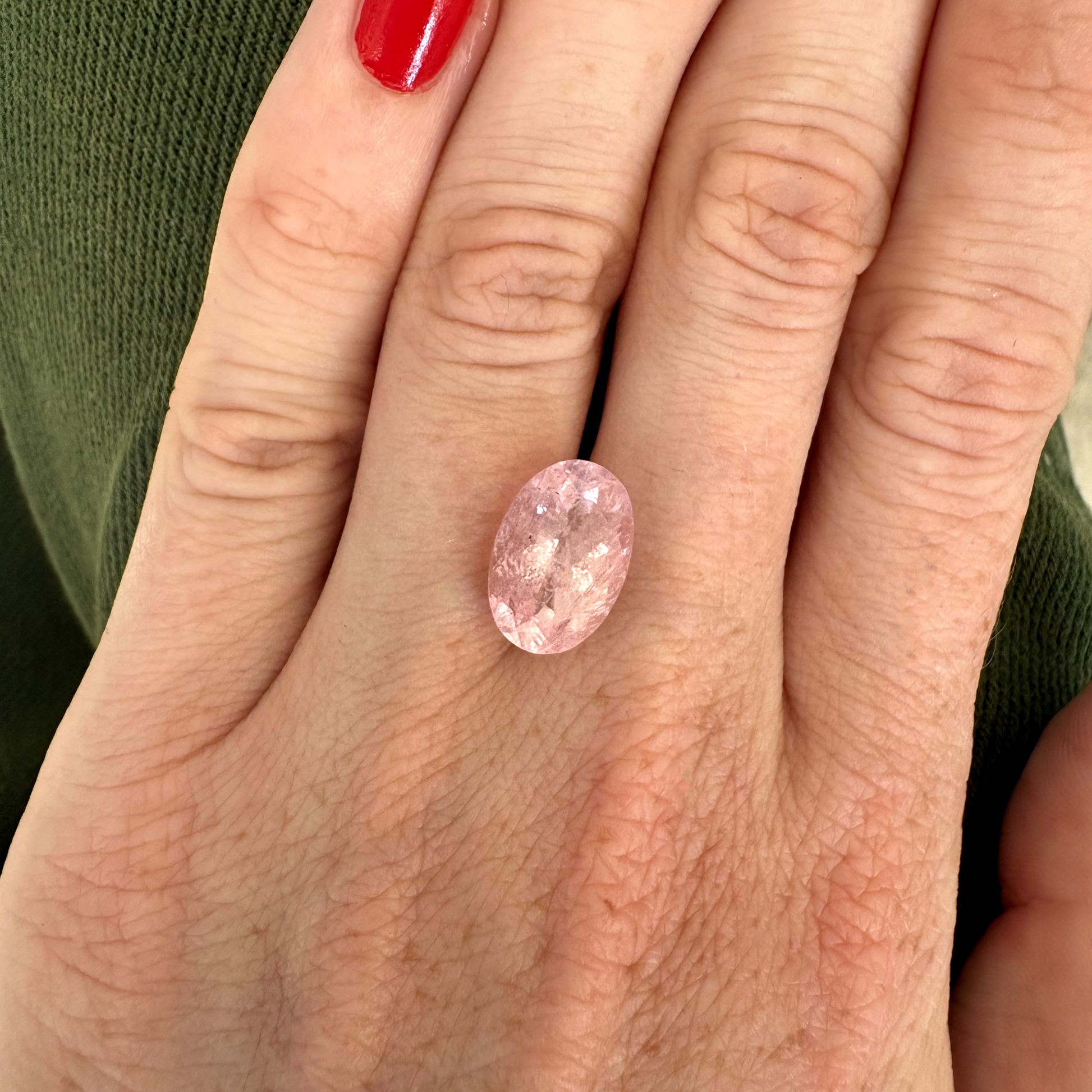 Bespoke 5.00ct Oval Pink Beryl