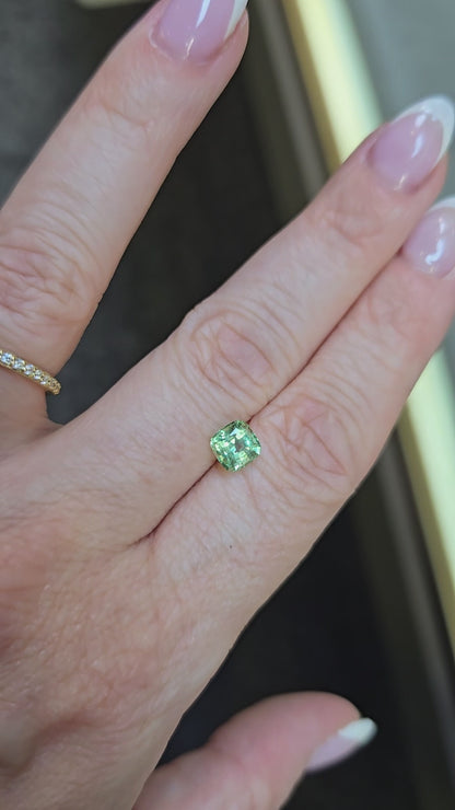 BESPOKE 1.18CT MINT TSAVORITE GARNET
