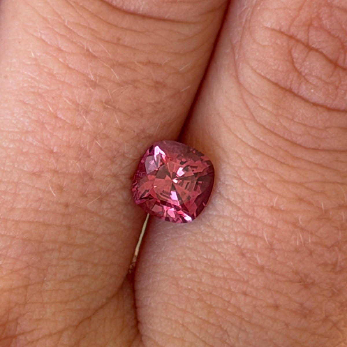 1.49ct Raspberry Cushion Cut Spinel