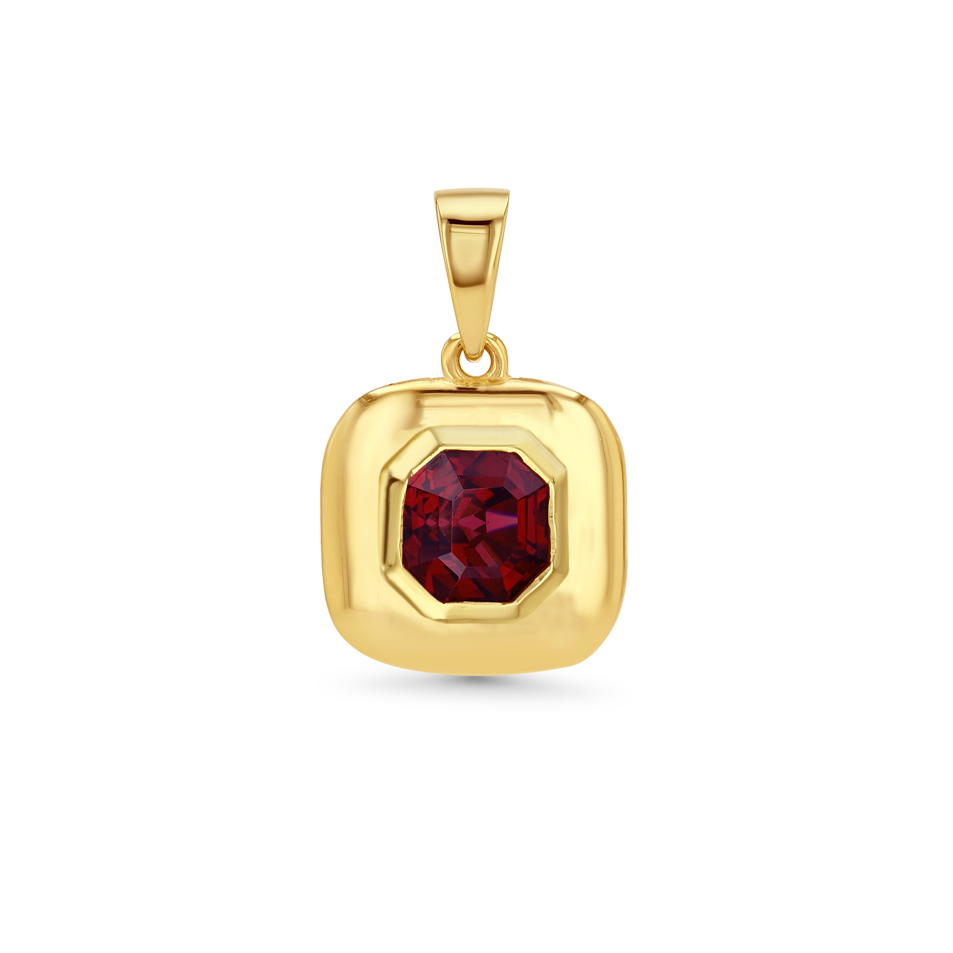 1.50ct Rhodolite Ripple Charm