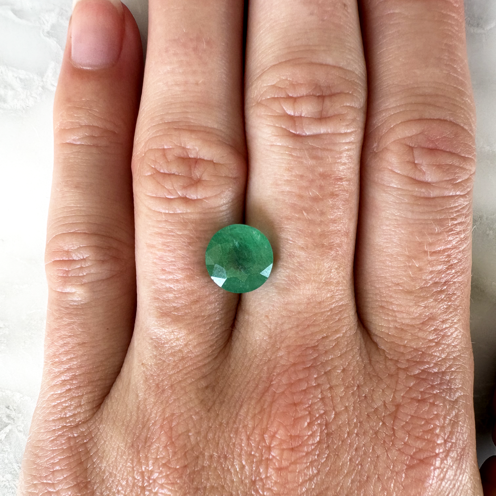 Bespoke 3.73ct Round Emerald