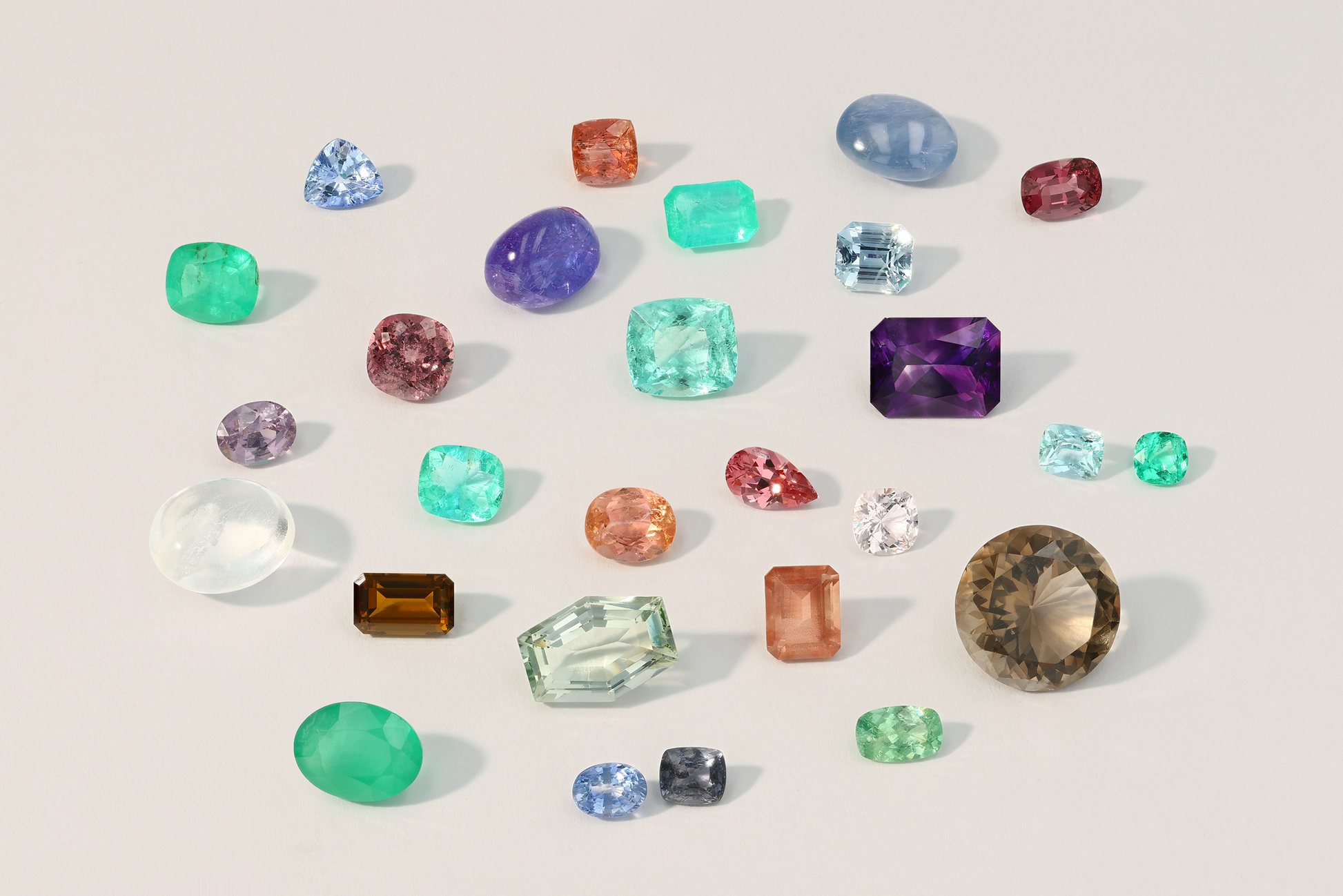 Bespoke Toi et Moi Dark Denim Spinel & Light Blue Sapphire