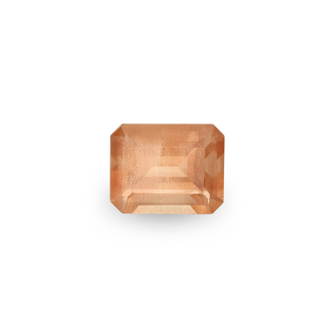 Bespoke 2.20ct Oregon Sunstone Emerald Cut