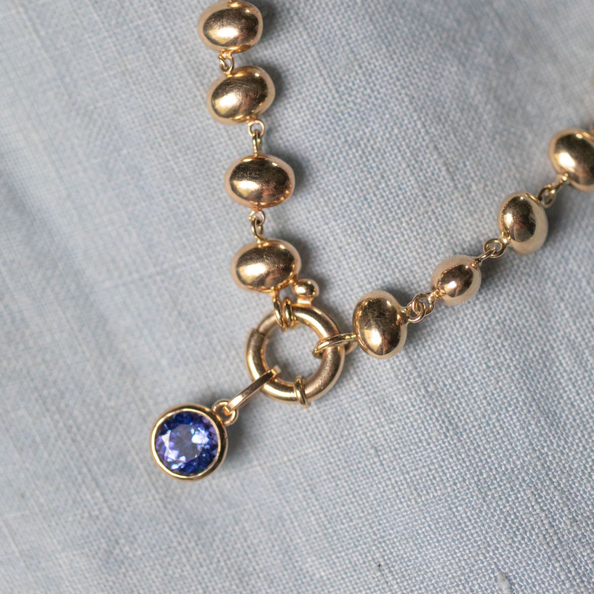 1.65ct Tanzanite Bezel Set Charm