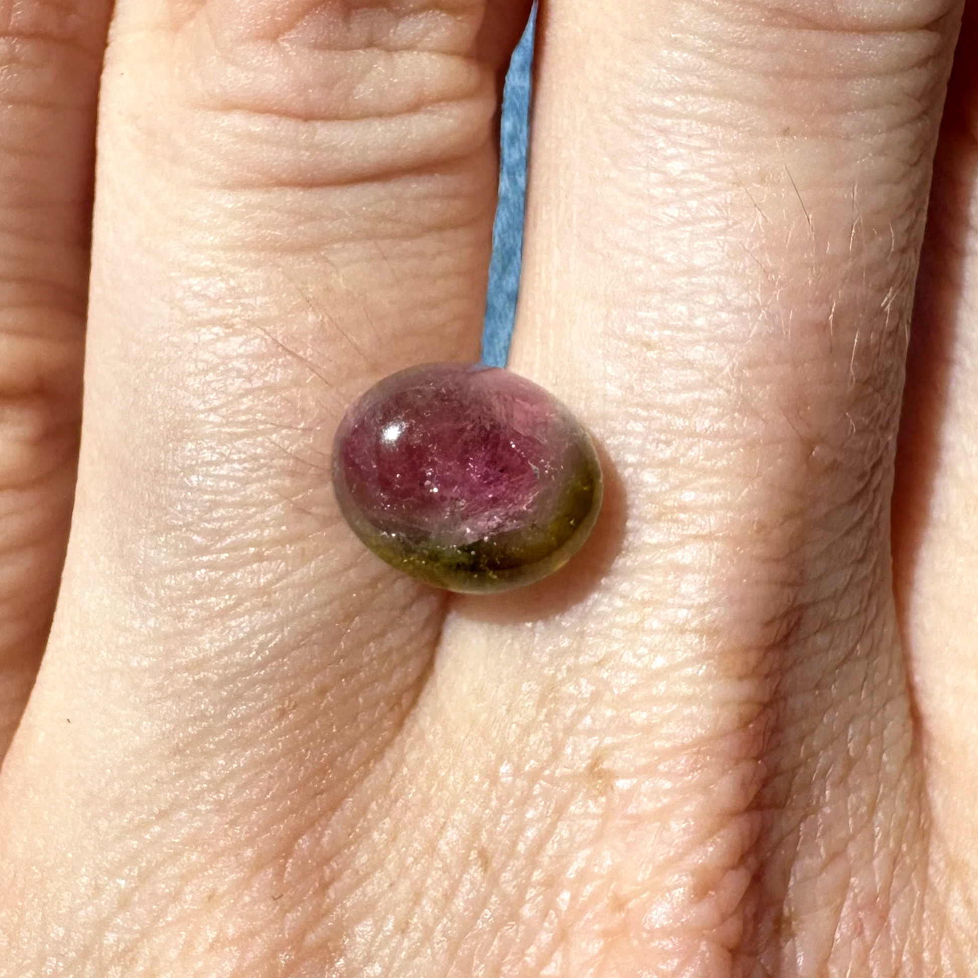 Bespoke 3.54ct Watermelon Tourmaline Cabochon