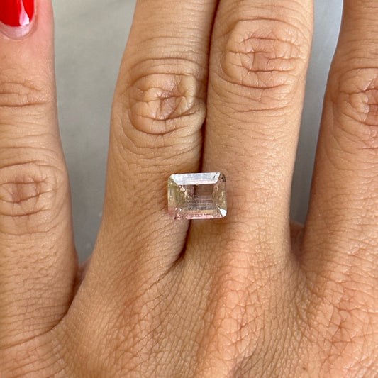 BESPOKE 2.90CT WATERMELON TOURMALINE RING