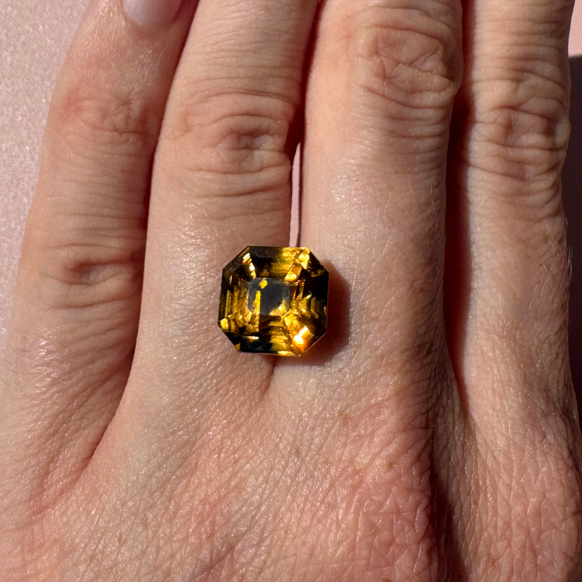 Bespoke 10.97ct Asscher Cut Zircon