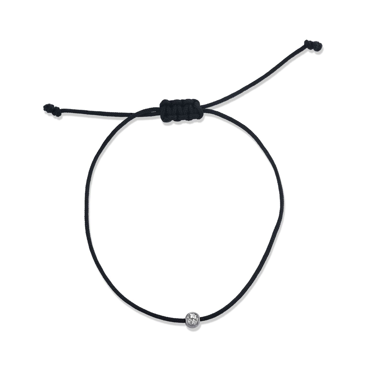 Archive Diamond Navy String Bracelet