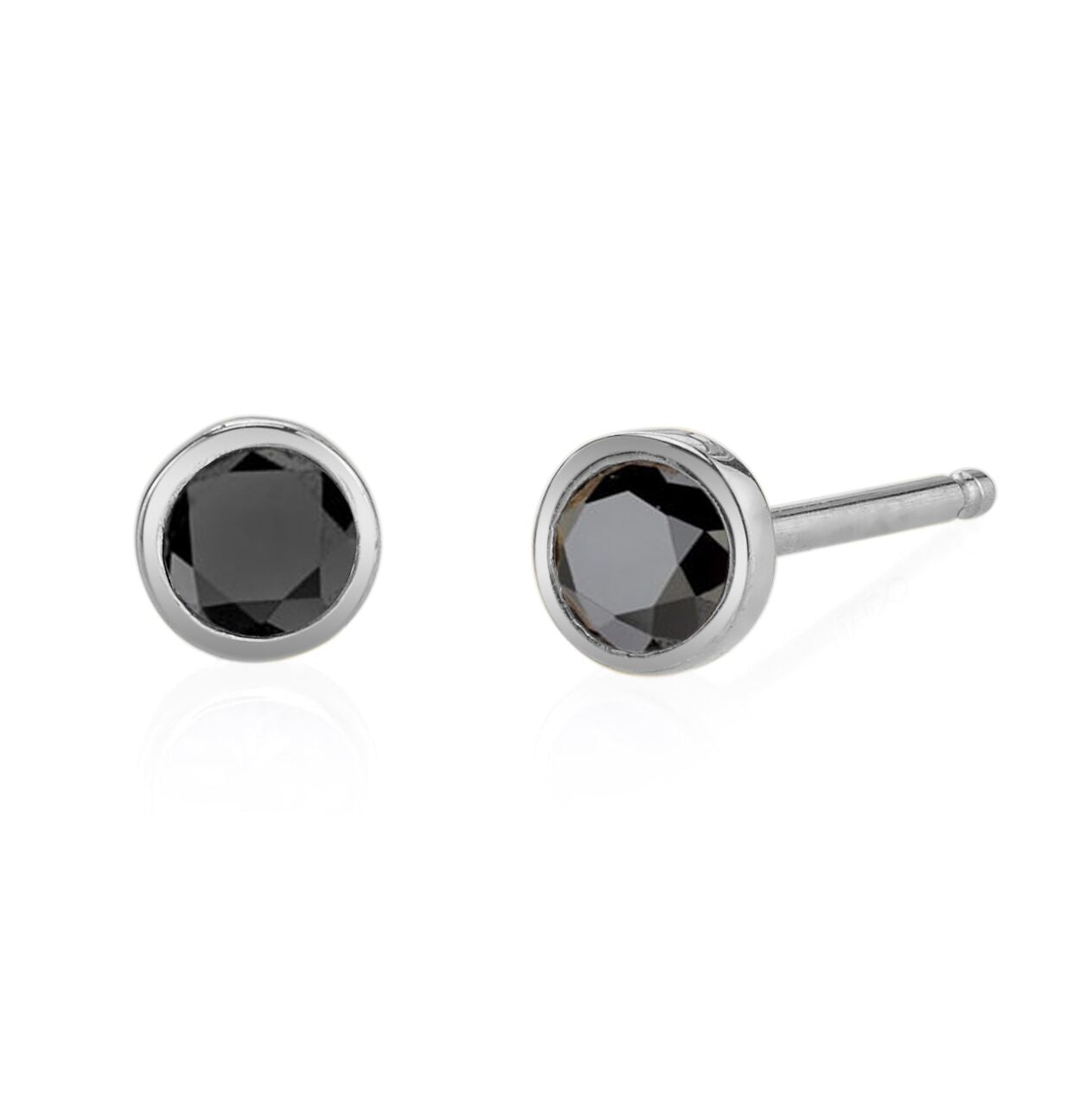 black diamond, white gold