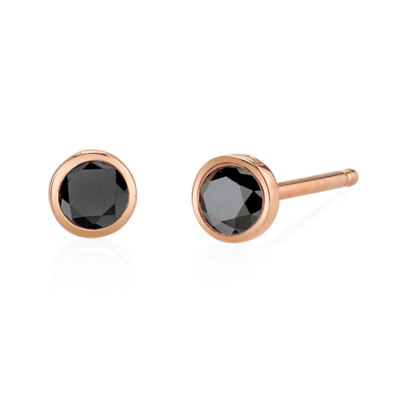 black diamond, rose gold