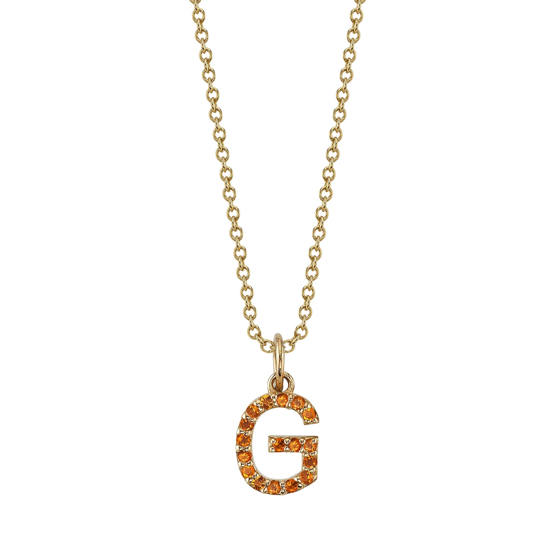 G charm necklace hot sale