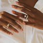 DIAMOND SOLITAIRE YELLOW GOLD RING