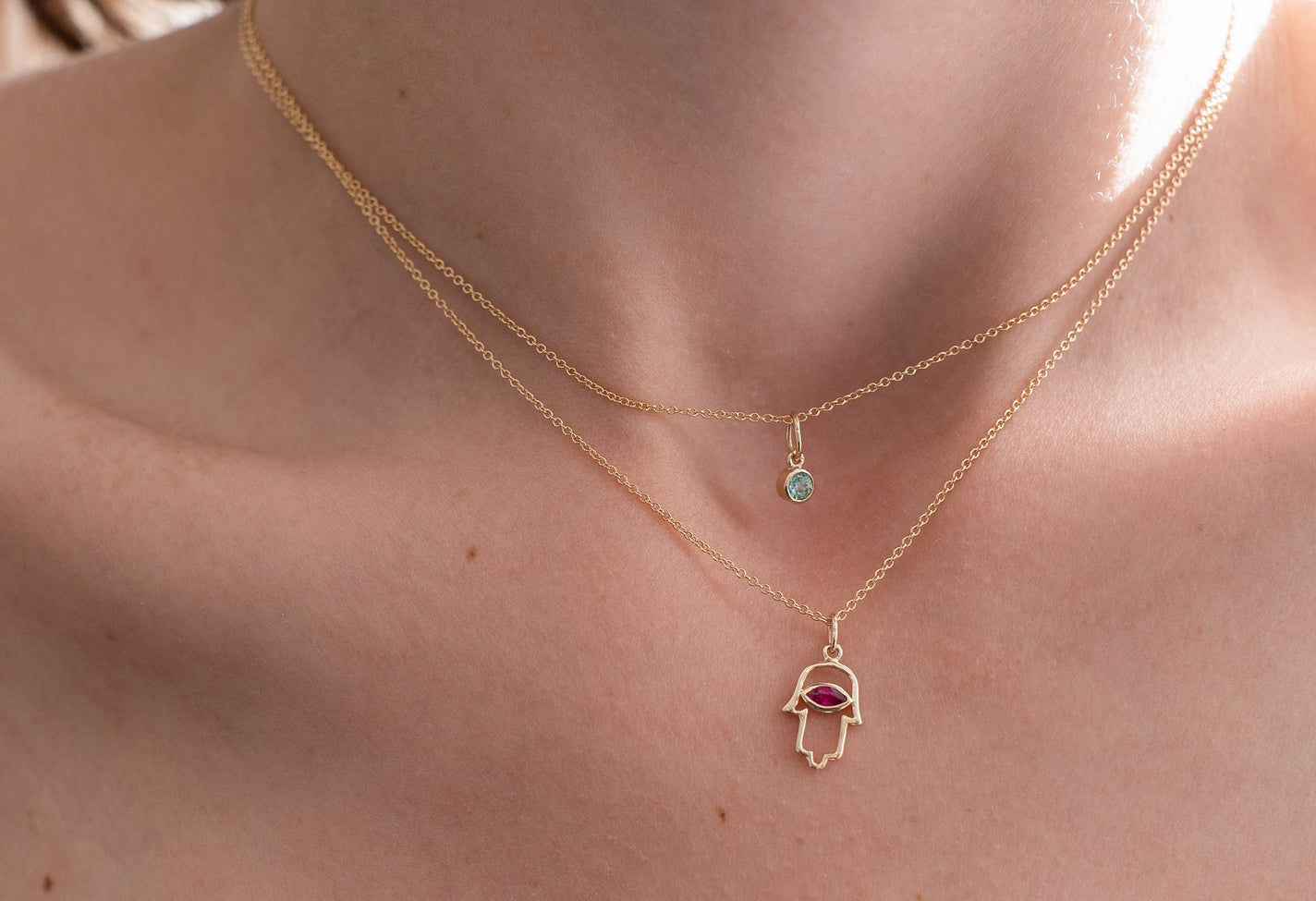 Alexandrite birthstone necklace hot sale