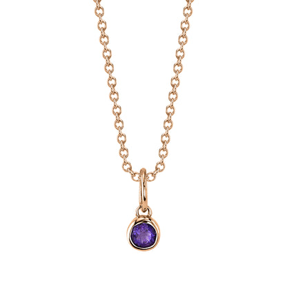 AMETHYST BIRTHSTONE CHARM