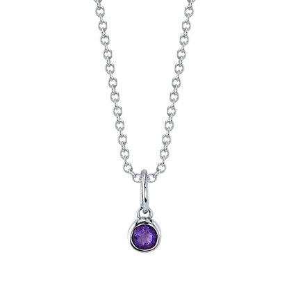 AMETHYST BIRTHSTONE CHARM
