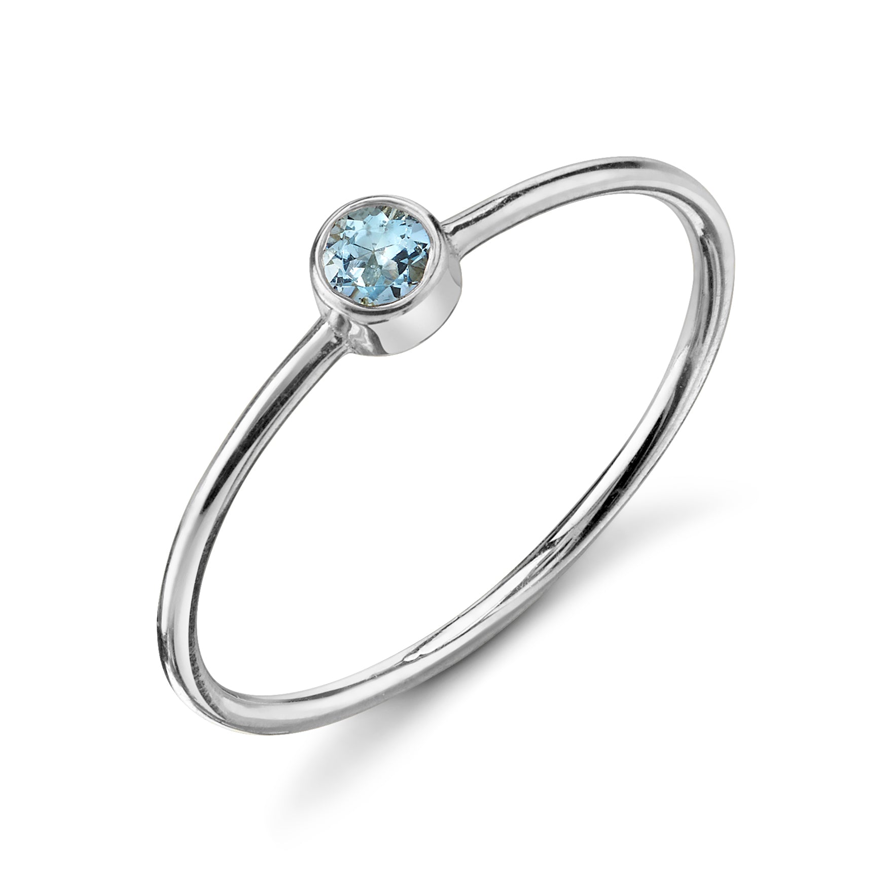 SAMPLE AQUAMARINE STACKING RING