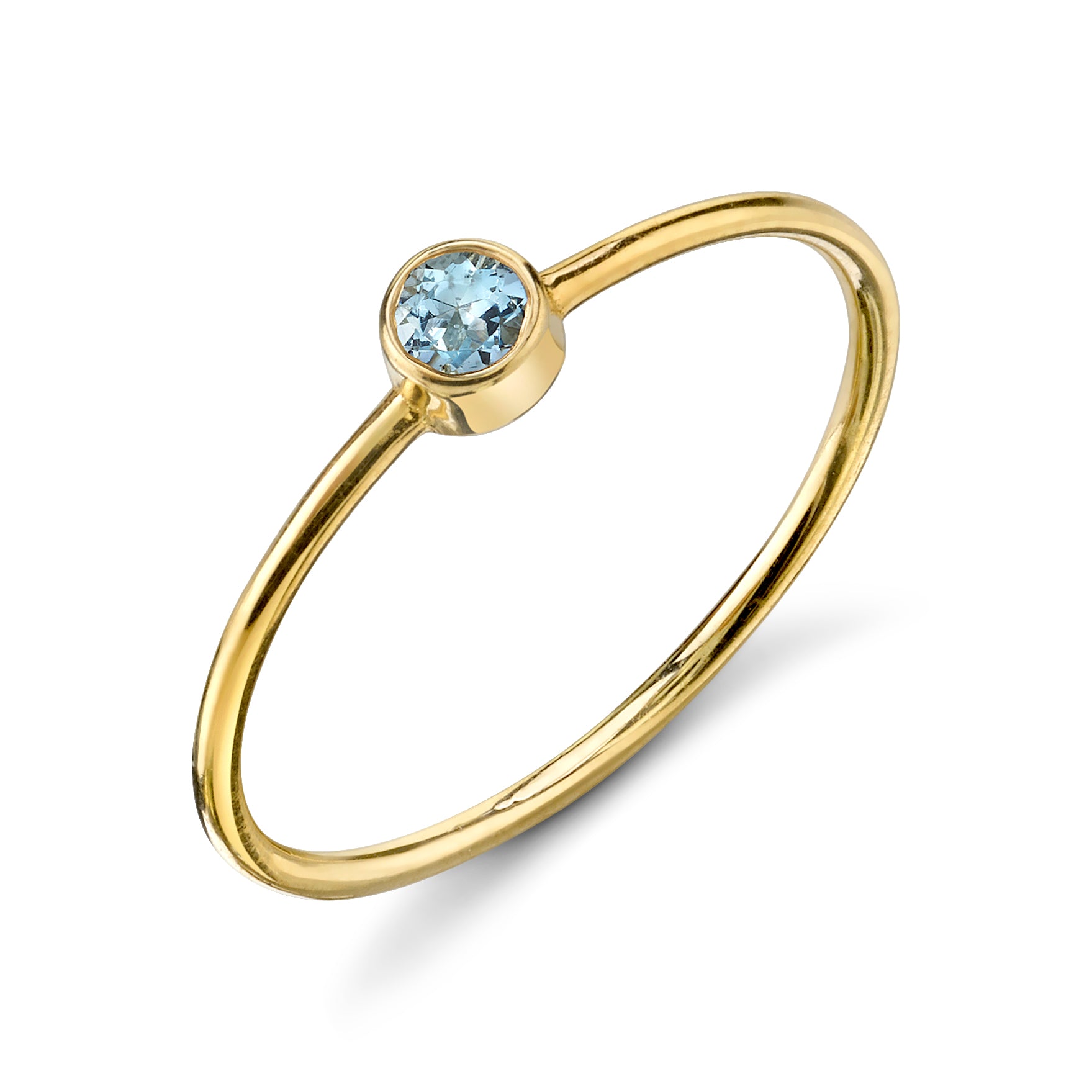 SAMPLE AQUAMARINE STACKING RING