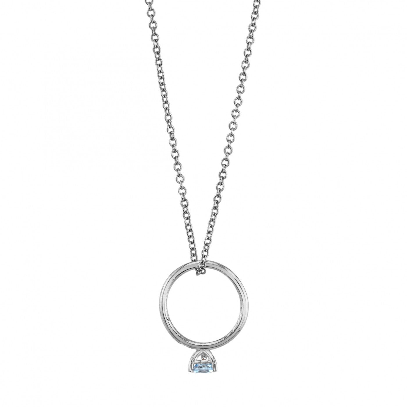 aquamarine, white gold
