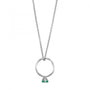 emerald, white gold