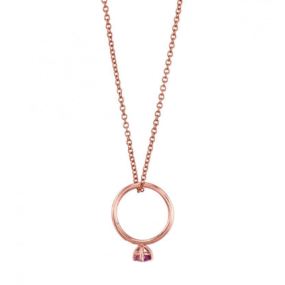 ruby, rose gold