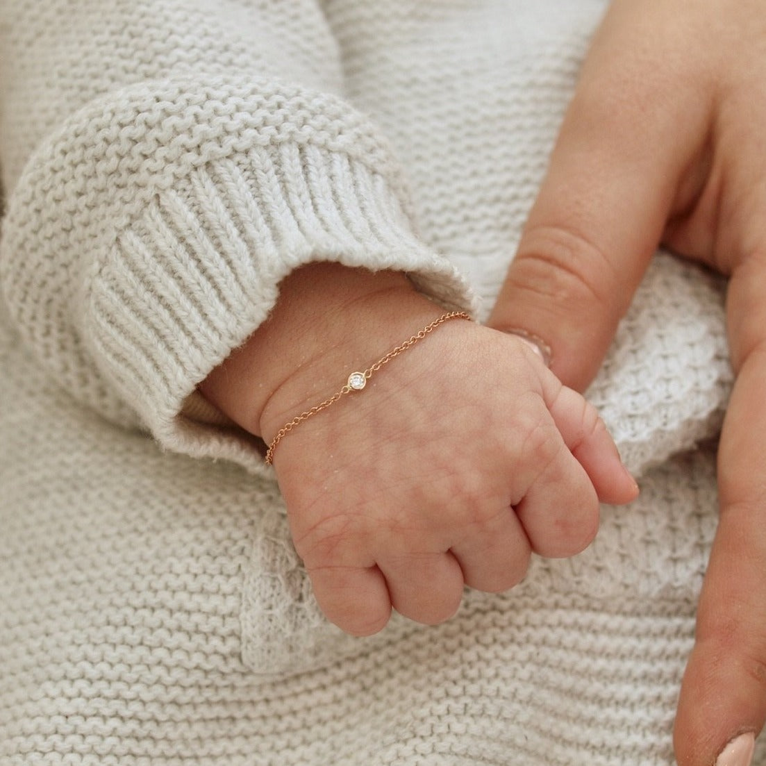 Mama & Mini Diamond Bracelet Set