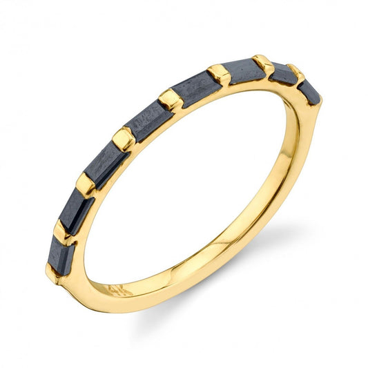 black diamond, yellow gold