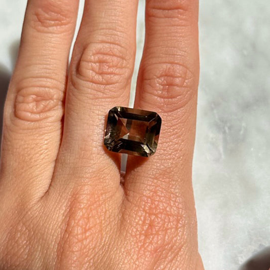 BESPOKE SMOKY QUARTZ RING