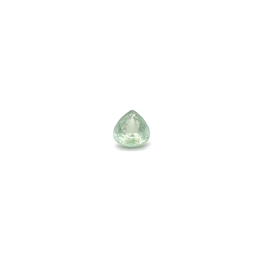 BESPOKE PEAR SHAPED GREEN BERYL RING