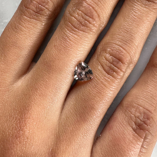BESPOKE MAGICAL TOURMALINE TRILLIANT CUT RING