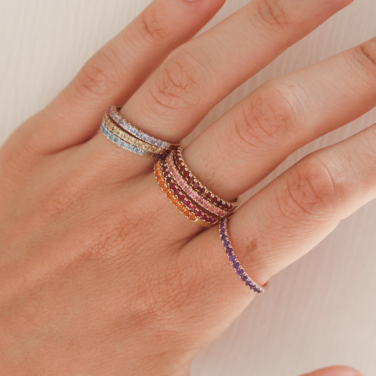 Garnet hotsell pave ring