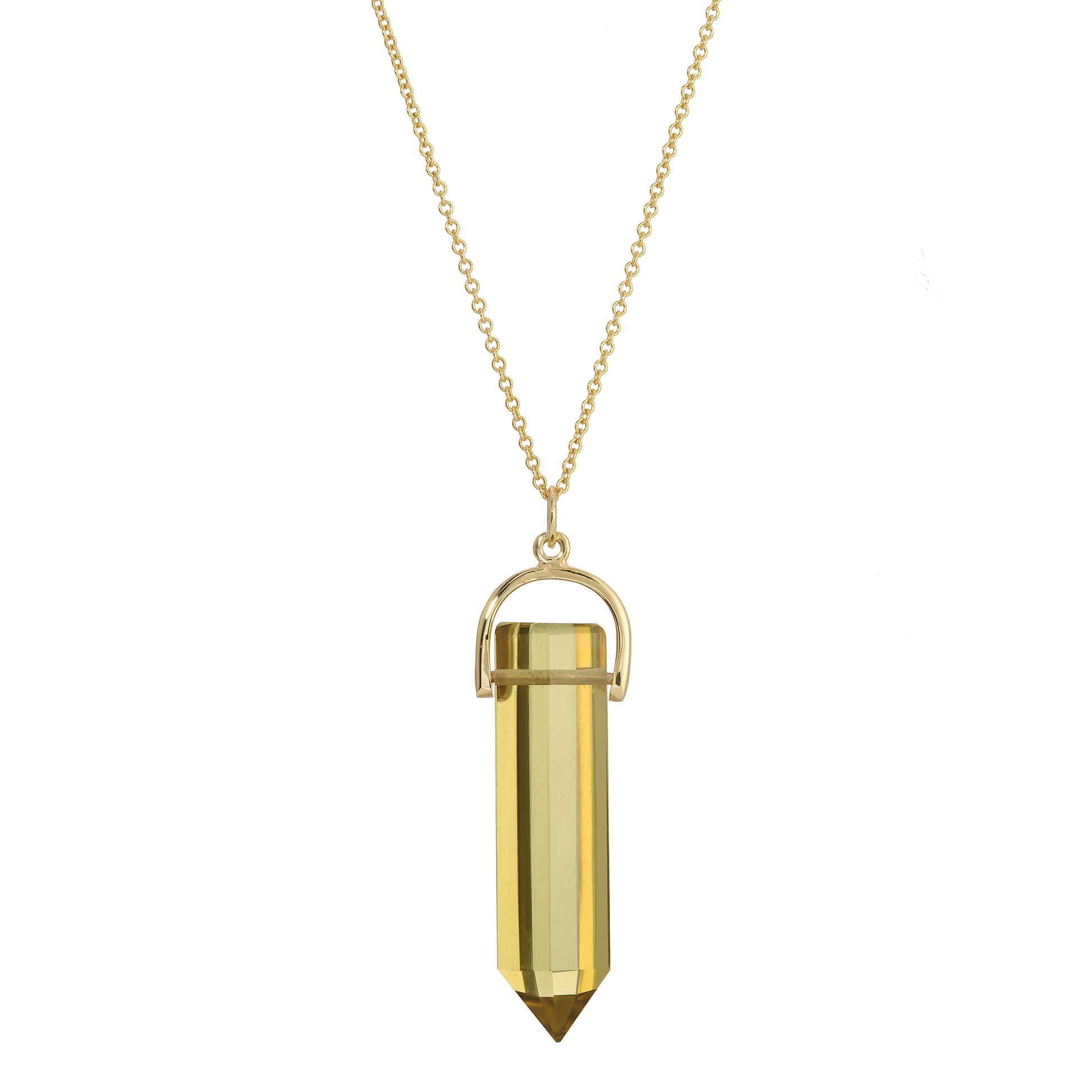 Quartz Crystal Point Necklace – MADE Art Boutique