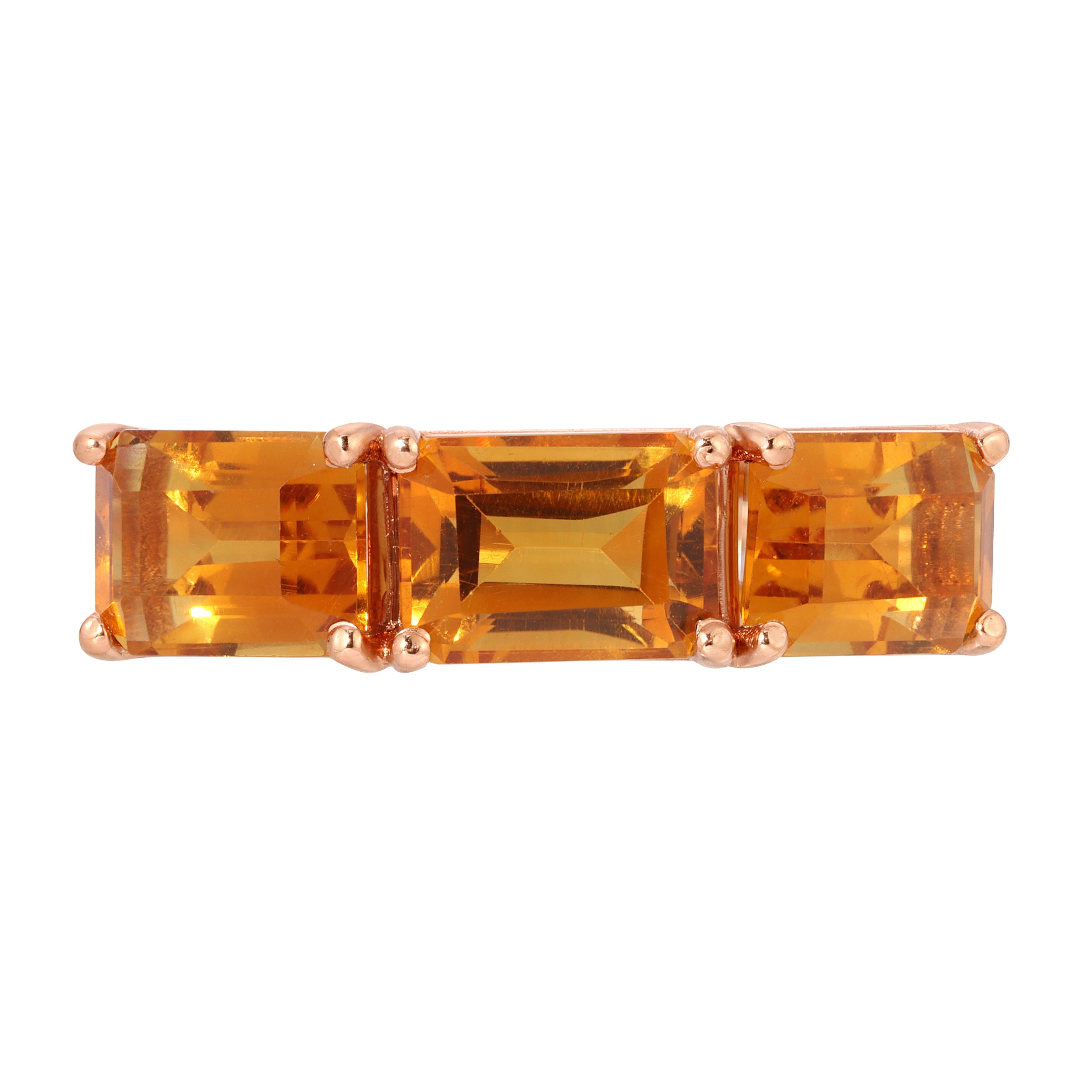 CITRINE ROSA BIRTHSTONE RING