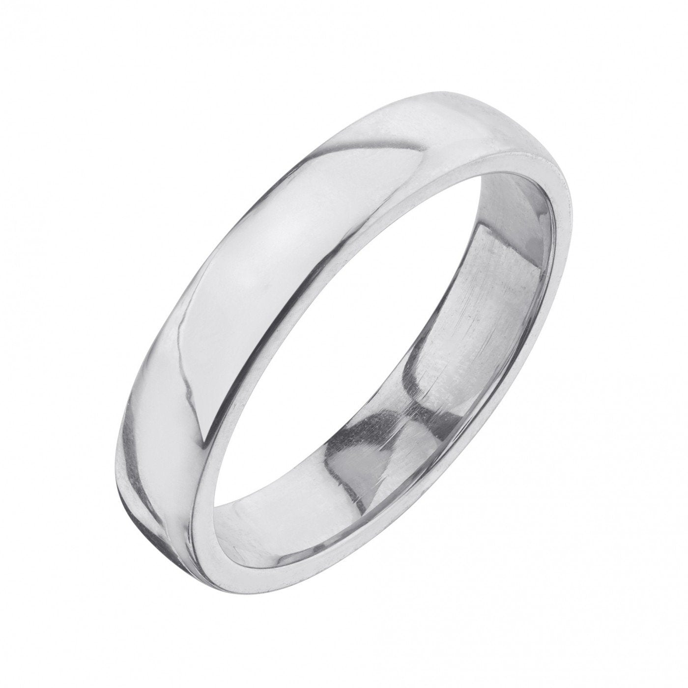 Oval Cut Lab Grown Diamond Wide Band 14K White Gold Ring – ASSAY