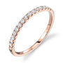 rose gold, white diamond